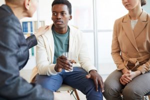 African-American Teenager in Therapy Session